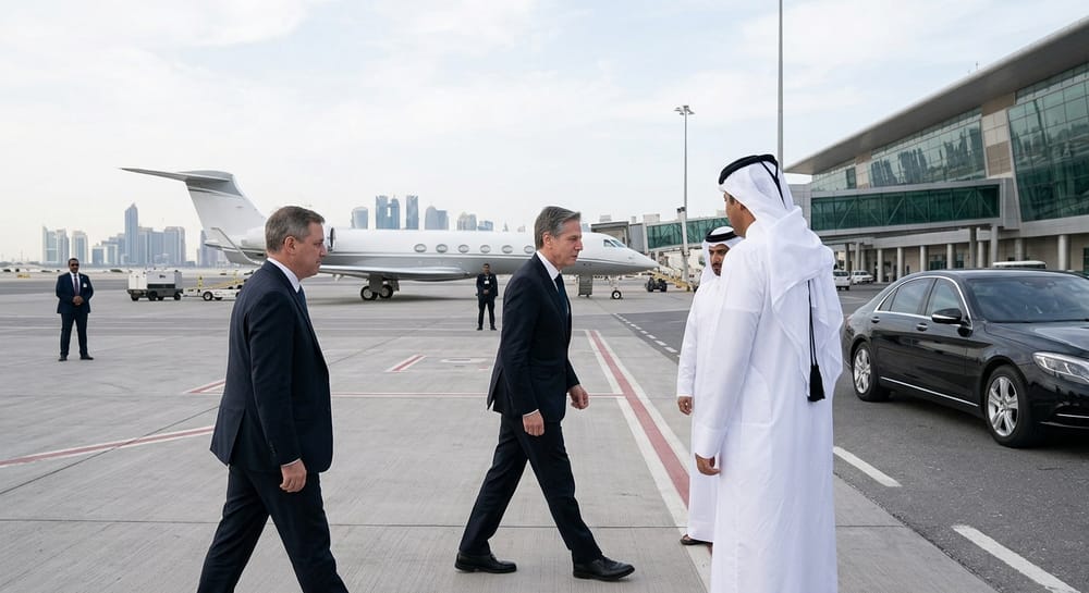 Officials arrive for mediated U.S.-Iran talks in Doha, Qatar, amid Strait of Hormuz tensions