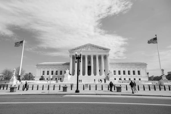 The U.S. Supreme Court building in Washington, D.C., where justices ruled on federal campaign spending limits for political parties.